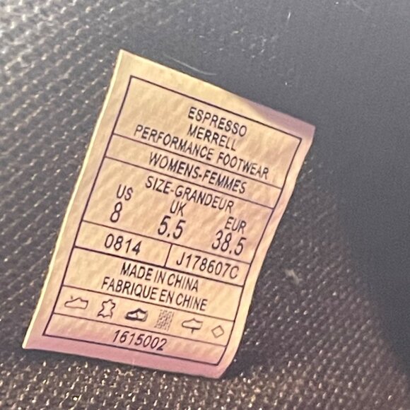 Merrell Brown Slip-On Leather Comfort Shoes Womens 8 - Picture 9 of 12